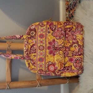 Vera Bradley Bali Gold Tall Zip Tote